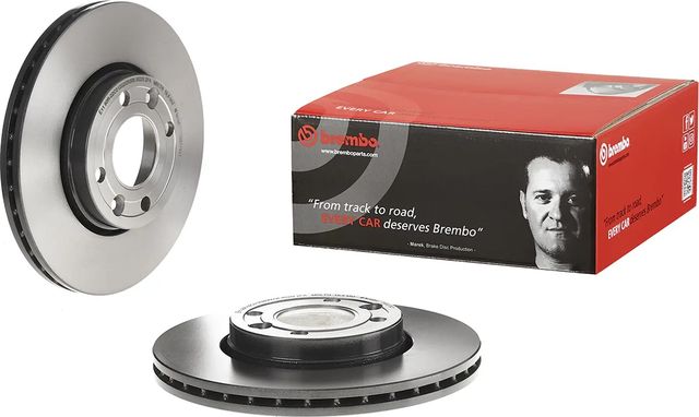 Тормозной диск Brembo UV Coated передний для Lada Vesta I 2015-2026. Артикул 09.9078.21