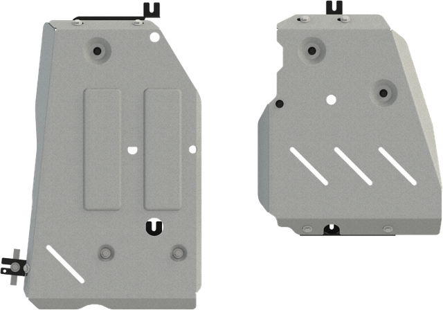 Защита алюминиевая Шериф (4 мм) для топливного бака Geely Monjaro 2023-2026. Артикул 28.5412