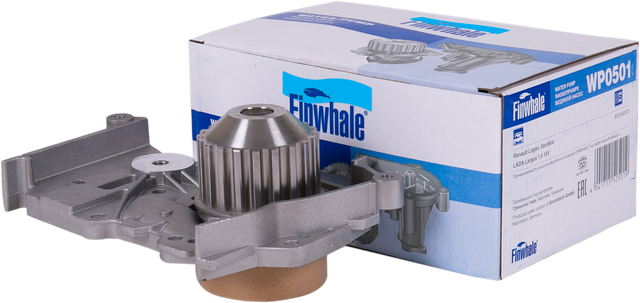 Помпа (водяной насос) Finwhale для Renault Sandero II 2007-2026. Артикул WP0501