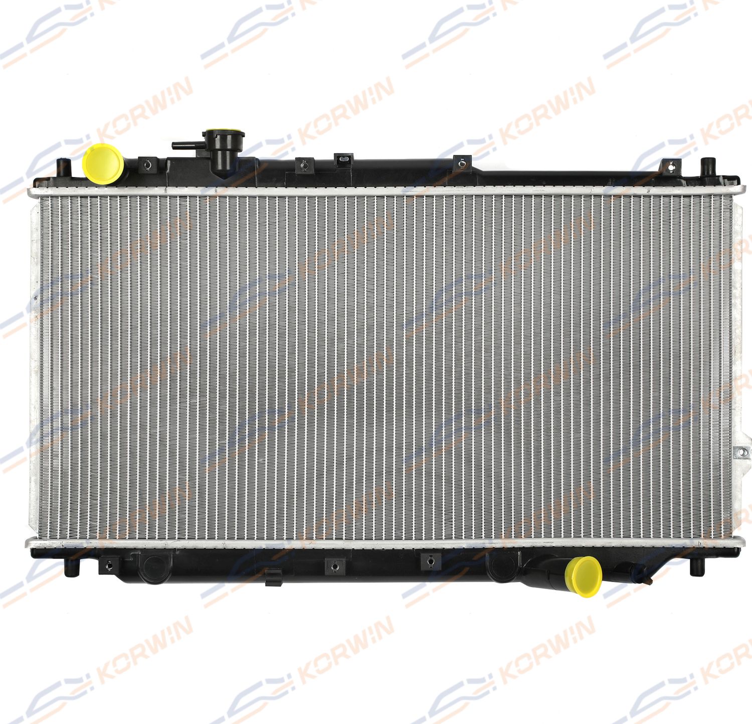 Радиатор охлаждения Kia Spectra 1.5-1.6 (00-11) MT (гарантия 2 года) (Korwin). Артикул KWKB4037