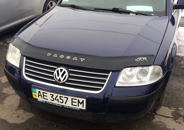 Дефлектор VT52 для капота Volkswagen Passat B5+ 2000-2005. Артикул VW05VT