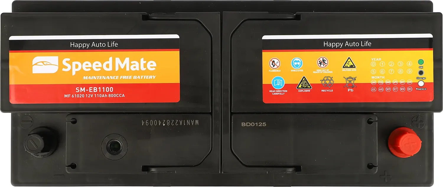 АКБ SPEEDMATE EXCELL 12V 110AH 800A 392X175X190 Speedmate. Артикул SMEB1100