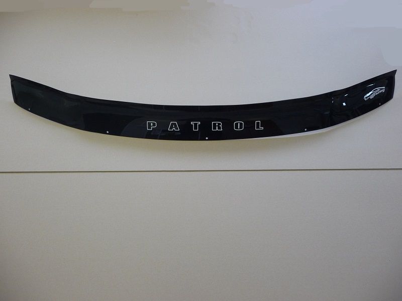 Дефлектор VT52 для капота Nissan Patrol Y62 2010-2026. Артикул NS38VT