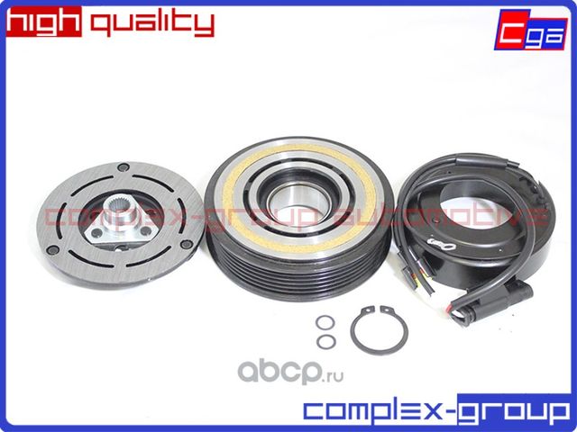 Муфта в сборе (Японский подшипник) SANDEN PXC14 (CGA). Артикул 13MC1512HDRA