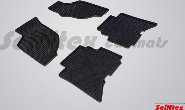 Коврики резиновые Seintex с узором сетка для салона Great Wall Hover 2005-2009. Артикул 00499