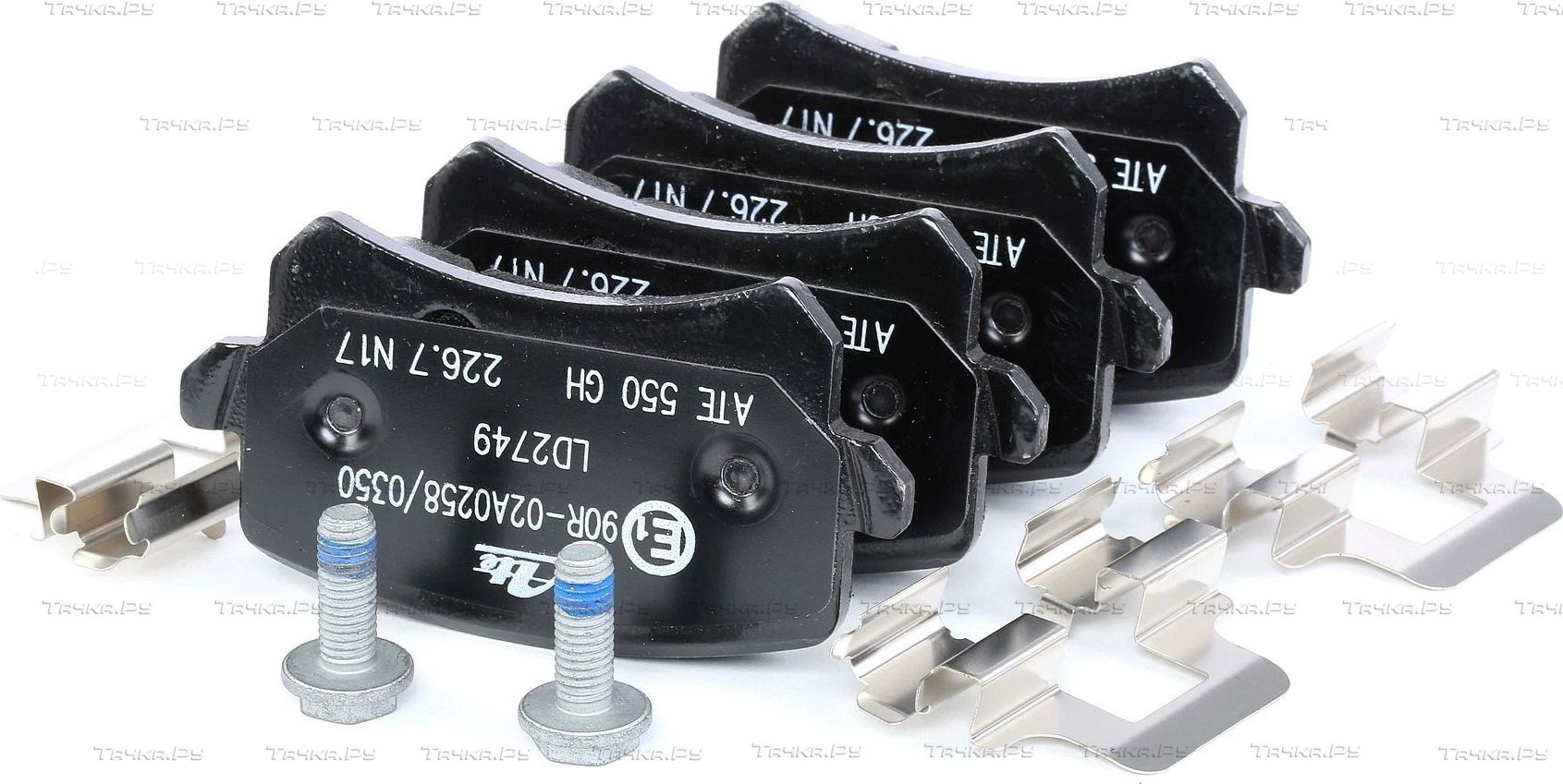 Тормозные колодки ATE Ceramic задние для SEAT Altea I 2004-2015. Артикул 13.0470-2749.2