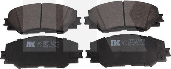 Тормозные колодки NK. Артикул 224595