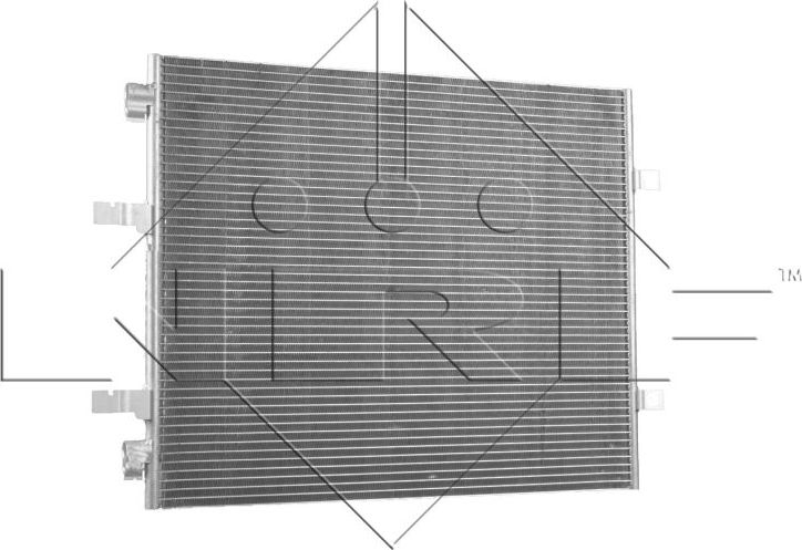 Радиатор кондиционера (конденсатор) NRF (алюминий). Артикул 35960