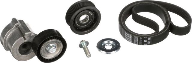 Приводной ремень поликлиновой с роликами (комплект) Gates Micro-V® для Opel Astra H 2004-2010. Артикул K016PK1380