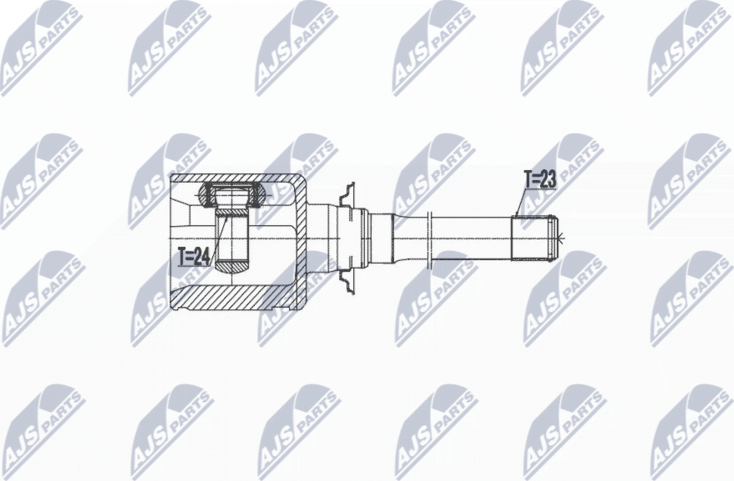 Шрус внутренний (граната) NTY. Артикул NPW-TY-082