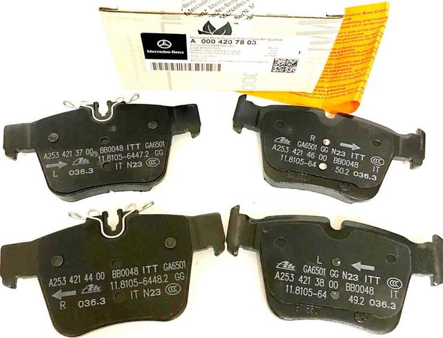 Тормозные колодки Mercedes-Benz. Артикул A0004207803