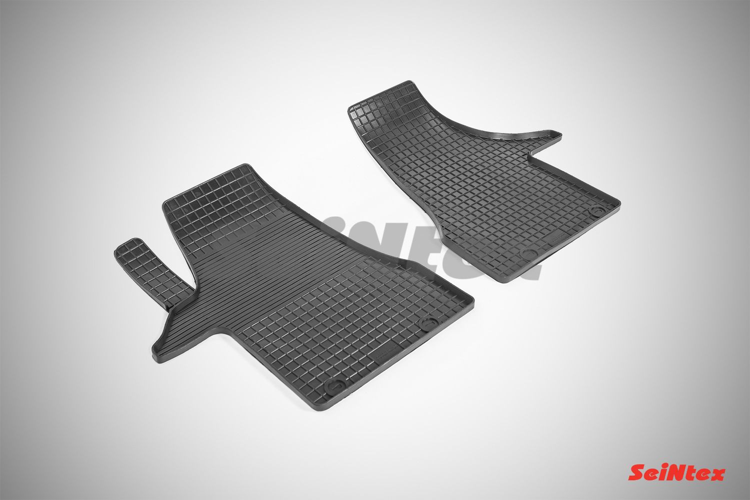Коврики резиновые Seintex с узором сетка (для коммерческого транспорта) для салона Volkswagen Transporter T5 2003-2015. Артикул 83114