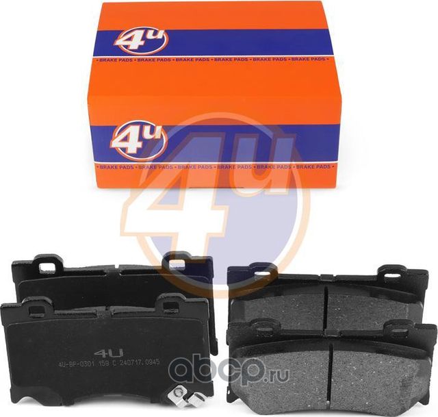 КОЛОДКИ ПЕР NISSAN G COUPE 370Z COUPE (Z34) 370Z ROADSTER (Z34) G CONVERTIBLE M (4U). Артикул 4UBP0301