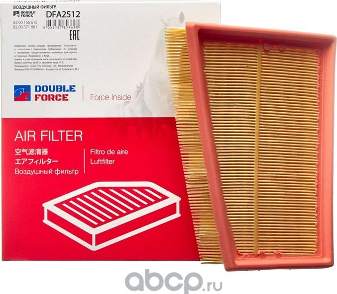 Фильтр воздушный DOUBLEFORCE (Double Force). Артикул DFA2512