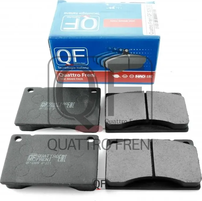 КОЛОДКИ ТОРМОЗНЫЕ FR БЕЗ ДАТЧИКА (Quattro Freni). Артикул QF50900