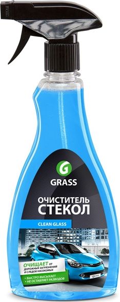 Средство для очистки стекол и зеркал Grass Clean glass, 500мл триггер. Артикул 110393