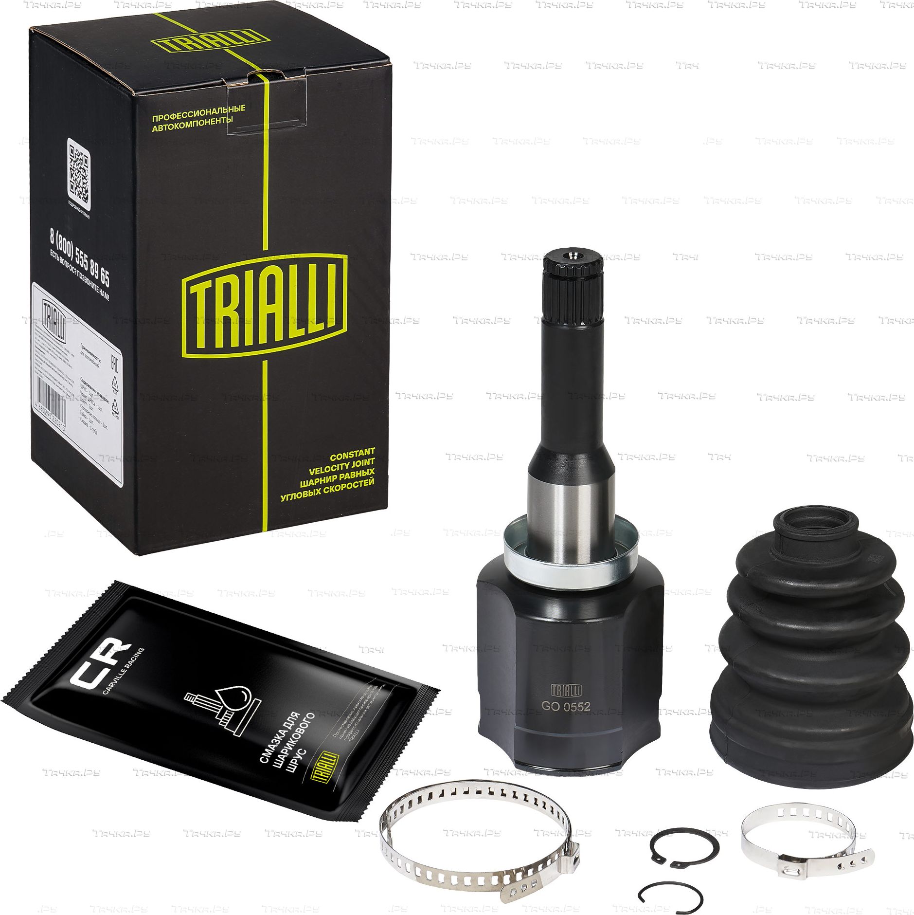 Шрус внутренний (граната) Trialli передний для Chevrolet Nubira 2005-2011. Артикул GO 0552