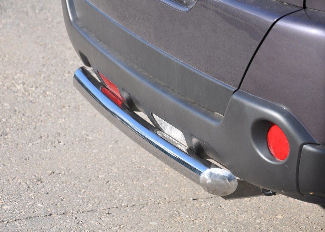 Защита RusStal заднего бампера d63 (дуга) для Nissan X-Trail T31 2011-2014. Артикул NXZ-000964