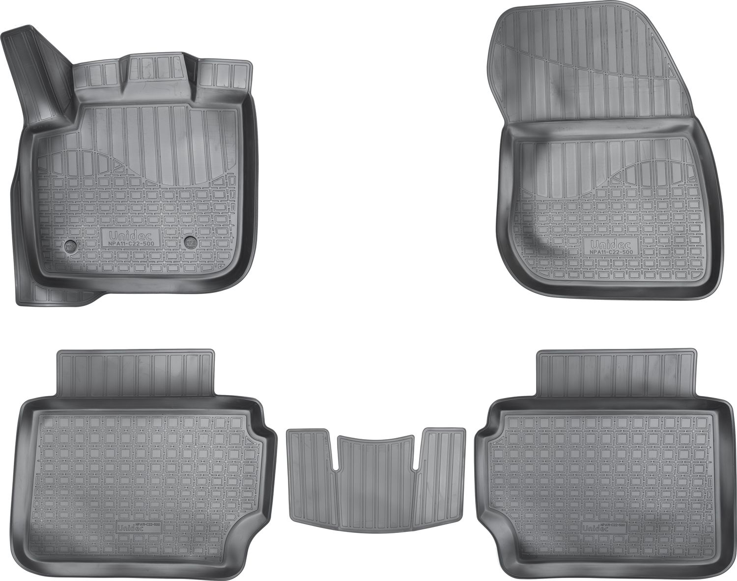 Коврики Норпласт для салона Ford Mondeo V 3-дв. 2014-2026. Артикул NPA11-C22-500