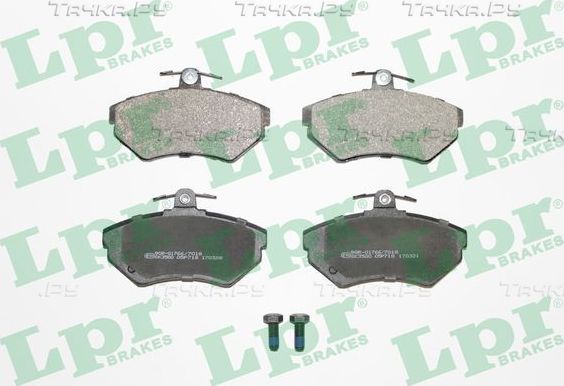 Тормозные колодки LPR передние для SEAT Toledo I 1991-1999. Артикул 05P718