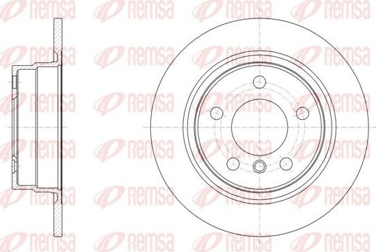Тормозной диск Remsa. Артикул 61450.00