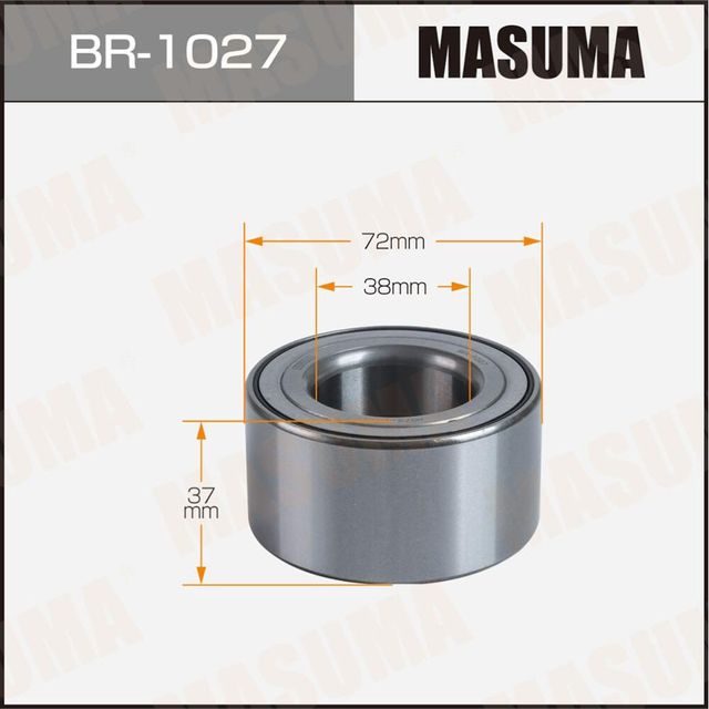 Подшипник ступичный MASUMA, HYUNDAI SOLARIS 13-16 front Masuma. Артикул BR1027