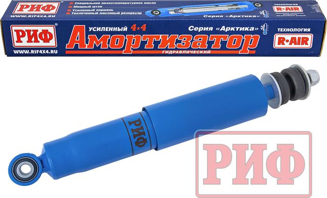 Амортизатор РИФ Арктика (R-AIR) усиленный передний штатный для Toyota Land Cruiser 100 1998-2007. Лифт 25 мм. Артикул PLT235