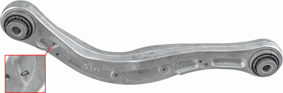 Поперечный рычаг задней подвески Lemforder (алюминий). Артикул 43593 01