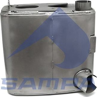 Глушитель (задняя часть) Sampa. Артикул 022.487