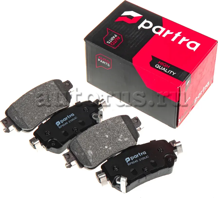 Колодки тормозные дисковые (Partra). Артикул BP6045