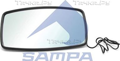 Зеркало боковое Sampa для Scania 3 1987-1996. Артикул 042.097