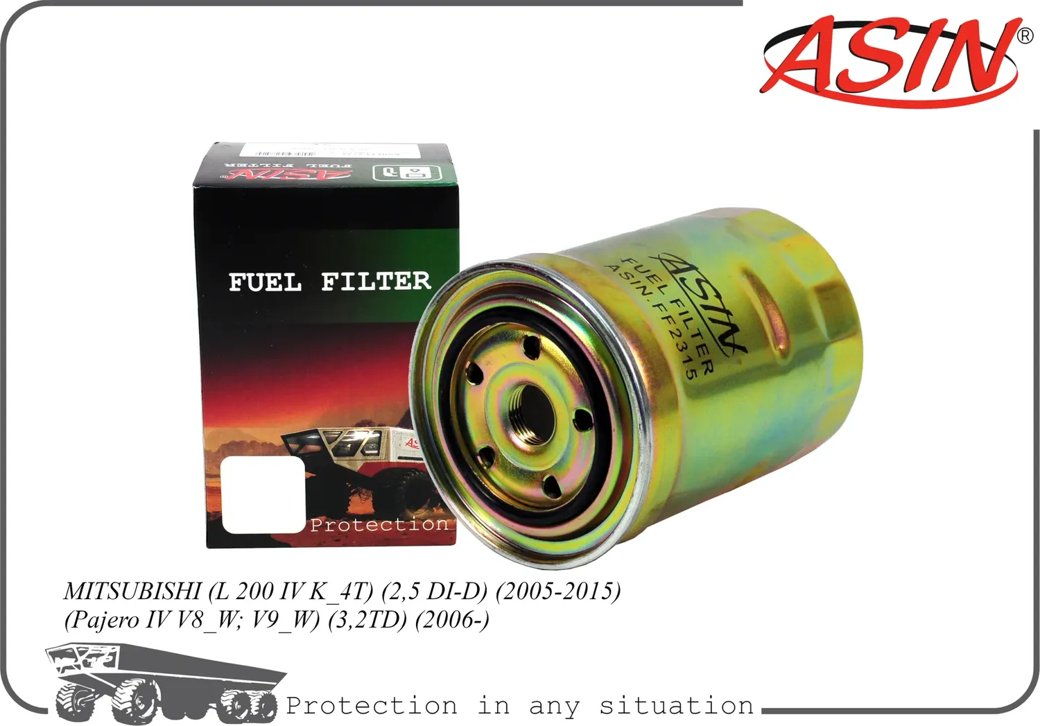 Фильтр топливный (Asin). Артикул ASINFF2315