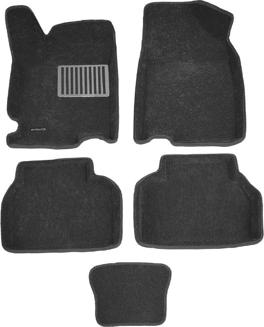 Коврики текстильные Euromat 3D Lux для салона Jaс J7 2023-2026. Артикул EM3D-000012