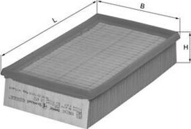 Воздушный фильтр Mahle-Knecht. Артикул LX 452