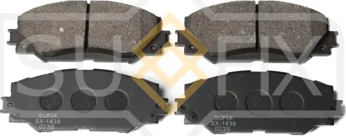 Колодки тормозные дисковые | перед прав/лев | (Sufix). Артикул SX-1438