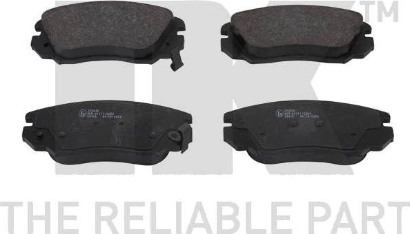 Тормозные колодки NK передние для Saab 9-5 II 2010-2012. Артикул 223640