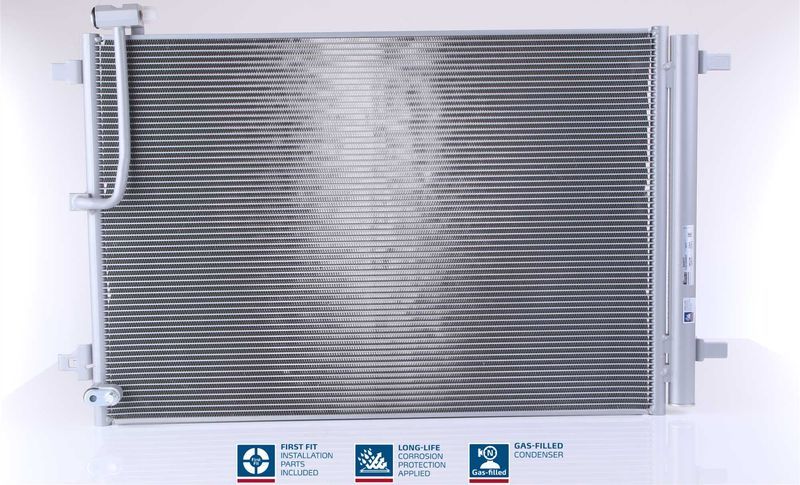 Радиатор кондиционера (конденсатор) Nissens (алюминий). Артикул 941077