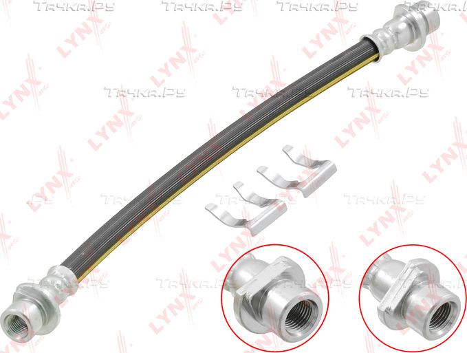 Тормозной шланг LYNXauto для Honda Logo 1999-2002. Артикул BL-3916