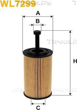 Масляный фильтр WIX Filters. Артикул WL7299