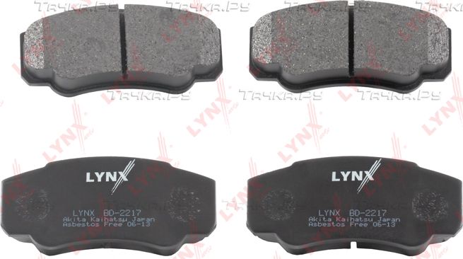 Тормозные колодки LYNXauto задние для Fiat Ducato II 1994-2006. Артикул BD-2217