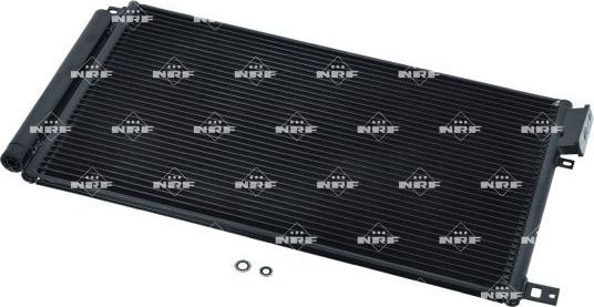 Радиатор кондиционера (конденсатор) NRF (алюминий) для Opel Combo D 2012-2017. Артикул 35939