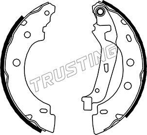 Тормозные колодки Trusting. Артикул 088.230