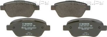 Тормозные колодки Bosch (Low-Metallic) передние для Opel Adam I 2013-2019. Артикул 0 986 495 237