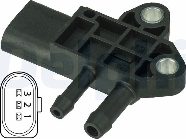 Sensor, exhaust pressure Delphi. Артикул DPS00002
