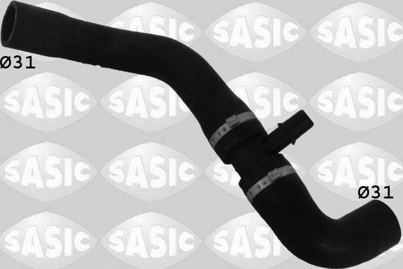 Патрубок радиатора (системы охлаждения) Sasic. Артикул 3400117
