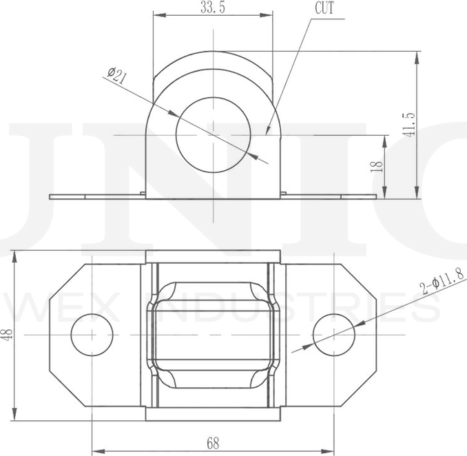 Втулка стабилизатора (Unio). Артикул RMP-10110