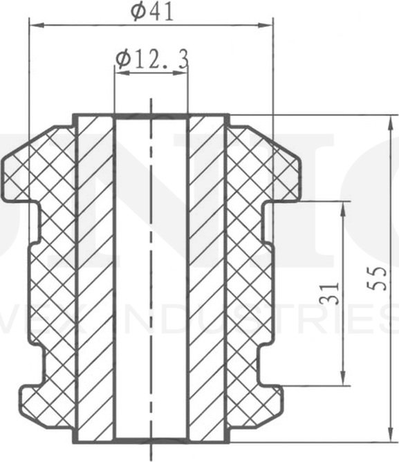 Сайлентблок рычага подвески (Unio). Артикул RMP-20344