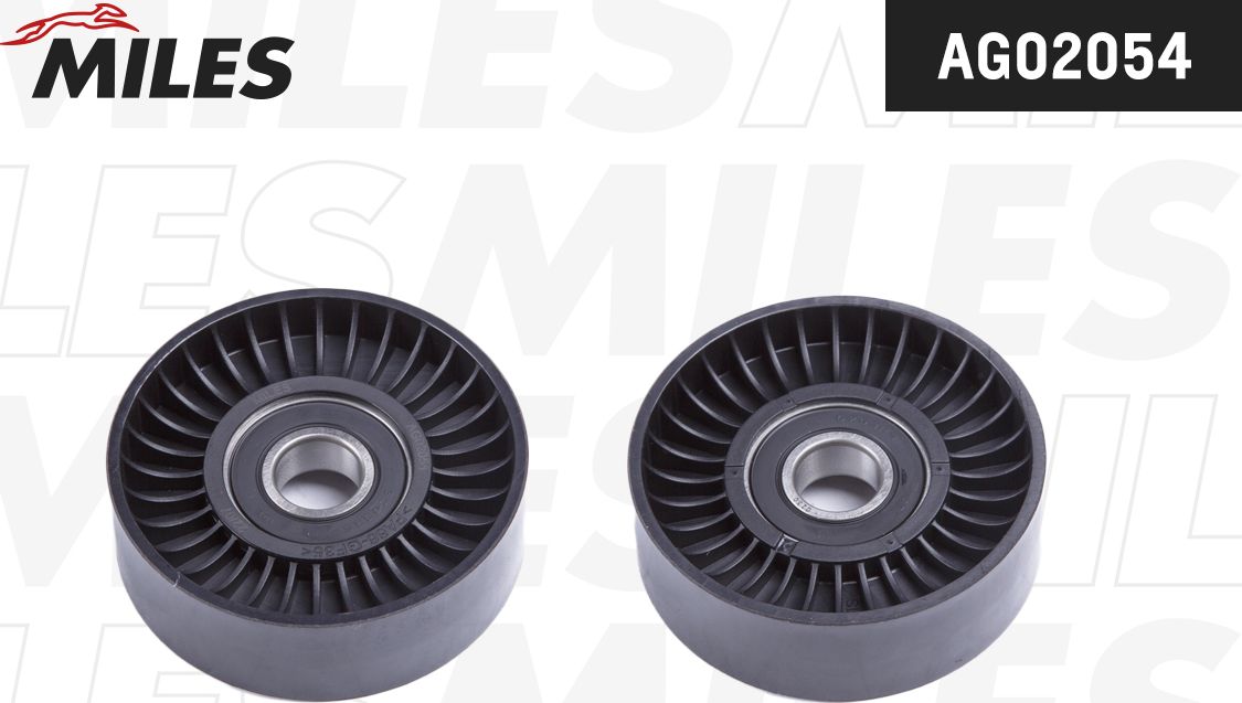 Направляющий (ведущий) ролик приводного поликлинового ремня Miles. Артикул AG02054
