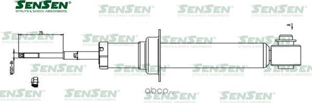 АМОРТИЗАТОР BMW 5 (E39) -03 ЗАД.ГАЗ. (Sensen). Артикул 32130205