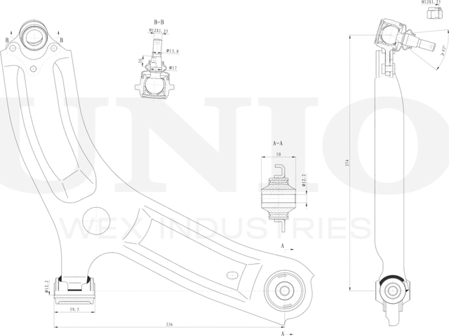 Рычаг подвески (Unio). Артикул SSP-40167